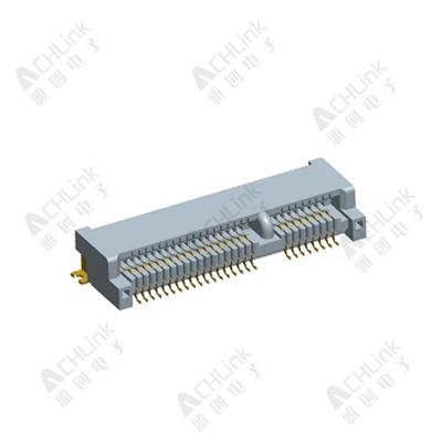 Mini PCI express 52pin socket 0.80 Pitch. H5.20mm. Dual-SMT Type