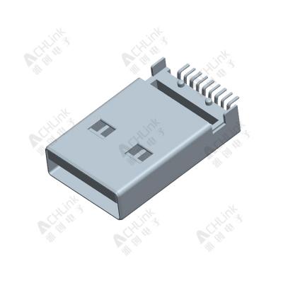 USB 3.0 A TYPE 9P MALE .正向沉板3.2mm